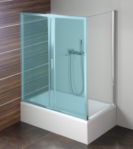 Polysan DEEP boční stěna 750x1650mm, čiré sklo MD3116