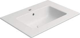 GSI PURA keramické umyvadlo Slim 62x46cm, bílá mat 8884109