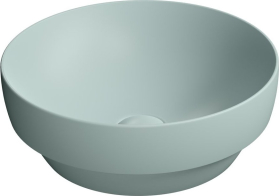 GSI PURA keramické umyvadlo na desku, průměr 40cm, ghiaccio mat 884615