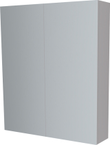 Mereo Koupelnová skříňka zrcadlová 80 cm, galerka, 2 x dvířka, Multidecor, Arktická šedá CN798G82ARS1