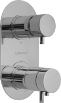 Sapho RHAPSODY podomítková sprchová termostatická baterie, 3 výstupy, chrom 5592T