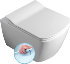 CREAVIT GLANC závěsná WC mísa, Rimless, 37x51, 5cm, bílá GC321
