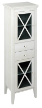Sapho CROSS skříňka vysoká 49x170x39cm, levá, starobílá CR214