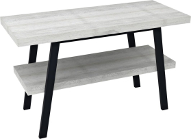 Sapho TWIGA umyvadlový stolek 120x72x50 cm, černá mat/dub starobílý VC453-120-5
