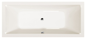 Polysan KRYSTA obdélníková vana 180x80x39cm, ivory 71710.40