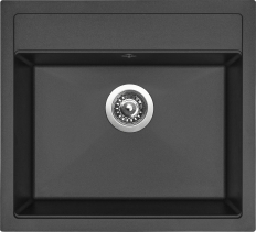 Granitový dřez Sinks SOLO 560 Pureblack ACRSO56051026