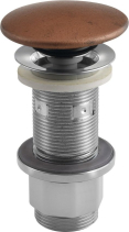 Sapho Umyvadlová výpust 5/4“, click-clack, betonová zátka, 10-80mm, měď FG920