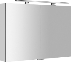 Sapho MIRRÓ galerka s LED osvětlením, 100x70x16cm, bílá MC100-0030
