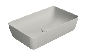 GSI NUBES keramické umyvadlo na desku 60x38cm, cenere mat 903617