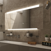 Nimco OBDELNÍKOVÁ - OBLÉ ROHY LED zrcadlo 1400x700 ZP 22008