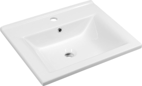 Aqualine ZUNO 55 keramické umyvadlo nábytkové 55x45cm, bílá 9055