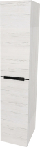Mereo Mailo, koupelnová skříňka vysoká 170 cm, černé madlo, Multidecor, Pino Aurélio CN594LPBPINO