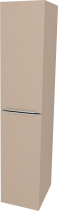 Mereo Mailo, koupelnová skříňka vysoká 170 cm, chrom madlo, Multidecor, Šedý kámen CN594LPSEKA