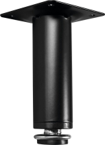 Aqualine KERAMIA FRESH výškově stavitelná nožička, výška 100-110mm, černá mat 10077B