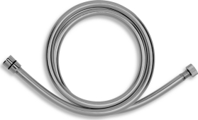 Novaservis Sprchová hadice plastová, 150 cm, stříbrošedá GREY/150,0
