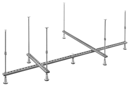 Polysan Nosná konstrukce pro asymetrickou vanu 170x100cm FR170100