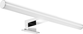 Aqualine KRONAS LED svítidlo, 6W, 230V, 400x40x100mm, plast, chrom KA400