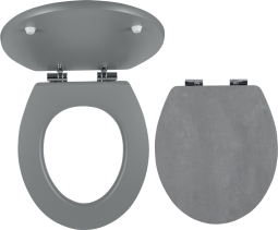 Novaservis WC sedátko, MDF s potiskem, panty kov-chrom WC/SOFTSTONE2