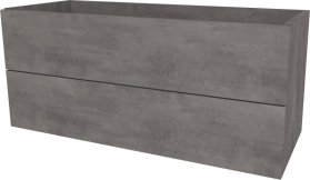 Mereo Aira, koupelnová skříňka 121 cm, Multidecor, Beton tmavě šedý CN793SBET2