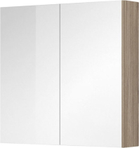Mereo Aira, Ponte koupelnová galerka 80 cm, zrcadlová skříňka, dub Kronberg CN717GD