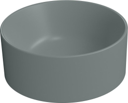 GSI KUBE X keramické umývátko na desku, průměr 32cm, agave mat 943504