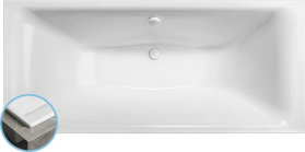 Polysan KALDERA SLIM obdélníková vana 180x80x40cm, bílá 60611S