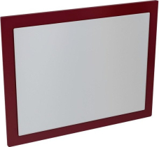 Sapho MITRA zrcadlo v rámu 720x520x40mm, bordó MT193