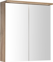 Aqualine KAWA STRIP galerka s LED osvětlením 60x70x22cm, dub emporio WGL36S