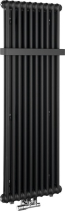 Sapho FEDE otopné těleso 1500x490mm, 10 seg., černá mat IR193