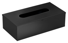 Gedy Zásobník na papírové kapesníky závěsný, 250x75x130 mm, černá mat 230814