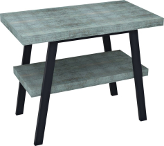 Sapho TWIGA umyvadlový stolek 90x72x50 cm, černá mat/aquamarine VC442-90-6