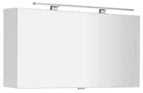 Sapho CLOE galerka s LED osvětlením 100x50x18cm, bílá CE100-0030