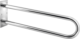 Sapho HANDICAP opěrné pevné madlo tvar U 600mm, nerez lesk XH538
