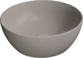 GSI PURA keramické umývátko na desku, průměr 32cm, tortora mat 885405