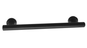 Sapho X-ROUND BLACK madlo 400mm, černá mat XH500B