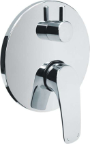 Mereo Sprchová podomítková baterie s přepínačem, Eve, Mbox, kulatý kryt, chrom CBV60106A