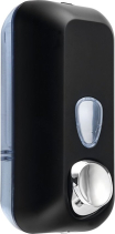 MARPLAST COLORED dávkovač tekutého mýdla 550ml, ABS, Soft Touch, černá mat A71401NE