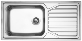 Nerezový dřez Sinks OKIOPLUS 1000 V 0,7mm leštěný RDOPL1005007V