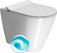 GSI KUBE X WC mísa stojící, Swirlflush, 36x55cm, spodní/zadní odpad, bílá ExtraGlaze 941011