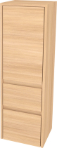 Mereo Opto koupelnová skříňka vysoká 125 cm, levé otevírání, Multidecor, Dub Sand Barbera CN995LDSB1