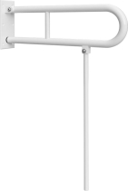 Sapho HANDICAP madlo sklopné s opěrnou nohou 600mm, bílá XH521W