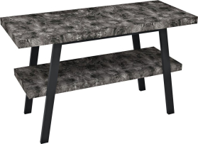 Sapho TWIGA umyvadlový stolek 110x72x50 cm, černá mat/štípaný kámen VC453-110-9