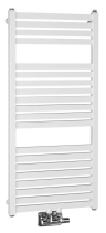 Aqualine TONDI otopné těleso rovné 450x970 mm, středové připojení, bílá DT450T