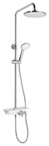 Aqualine MARCO sprchový sloup s pákovou baterií, chrom SL100