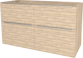 Mereo Mailo, koupelnová skříňka 121 cm, chrom madlo, Multidecor, Blonde Liberty Elm CN593SBLE1