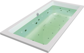 Polysan COLORTERAPIE RGB vnitřní bodové osvětlení vany, 8 LED diod 91408