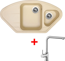 Granitový dřez Sinks LOTUS 960.1 Sahara+ELKA LT960150ELCL