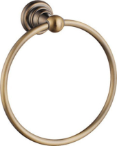 Sapho DIAMOND držák ručníků kruh, bronz 1318-06