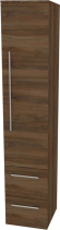 Mereo Bino, koupelnová skříňka vysoká 163 cm, pravá, Multidecor, Ořech Pacifik tabákový CN698OPT2