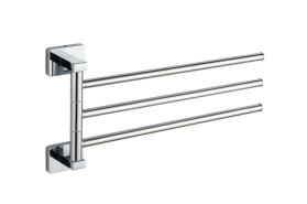 Aqualine APOLLO trojitý držák ručníků 350x44mm, chrom 1416-16